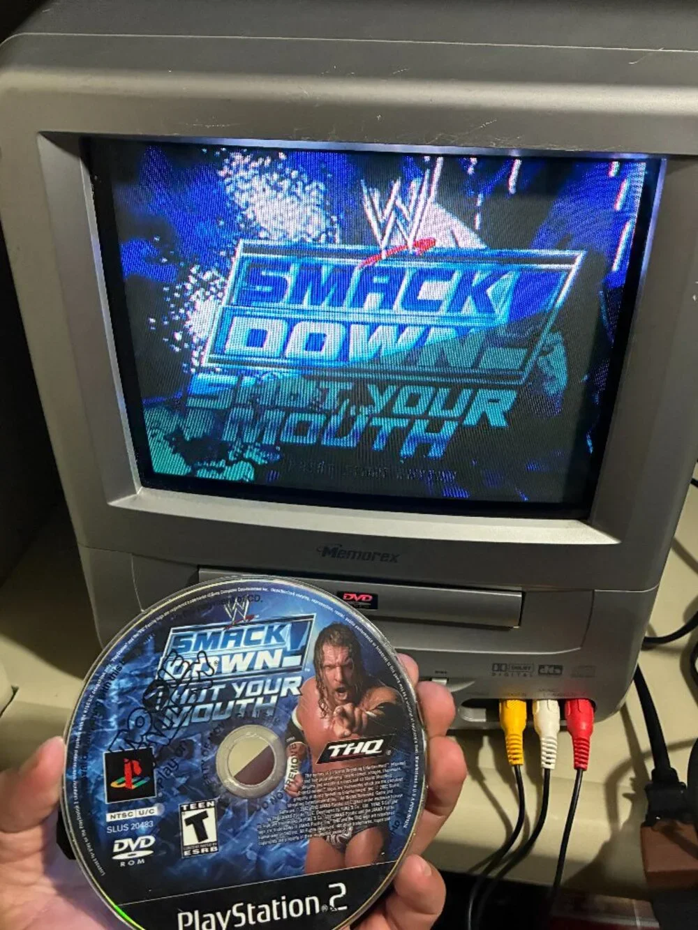 WWE SmackDown Shut Your Mouth (Sony PlayStation 2, 2002) PS2 Disc Only Tested